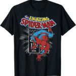 Marvel The Amazing Spider-Man Vintage Comic Poster T-Shirt