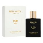 Bellavita Luxury CEO MAN Eau de Parfum | 100 ml (3.4 fl.oz.) | Perfume for Men | Mandarin, Lemon, Lavender, and Vetiver Notes | Long Lasting Men’s Fragrance | Gift for Father’s Day
