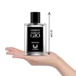Eau de Parfum Long-Lasting Aquatic Fragrance for Men 100mL Perfume Spray with Bonus 15mL Perfume Sample (Randomly Selected) Inspired by Acqua di Gio Profumo