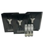 Yves Saint Laurent YSL Y LE PARFUM Men Sample Perfume Spray Trial Size Partially Filled Vials 1.2 ml / 0.04 fl oz (set of 3)