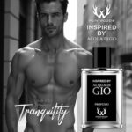 Eau de Parfum Long-Lasting Aquatic Fragrance for Men 100mL Perfume Spray with Bonus 15mL Perfume Sample (Randomly Selected) Inspired by Acqua di Gio Profumo