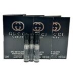 Gucci Guilty Sample Perfume Eau De Toilette Men Spray Pour Homme MINI SMALL Travel Size 1.5 ML / 0.05 – set of 3