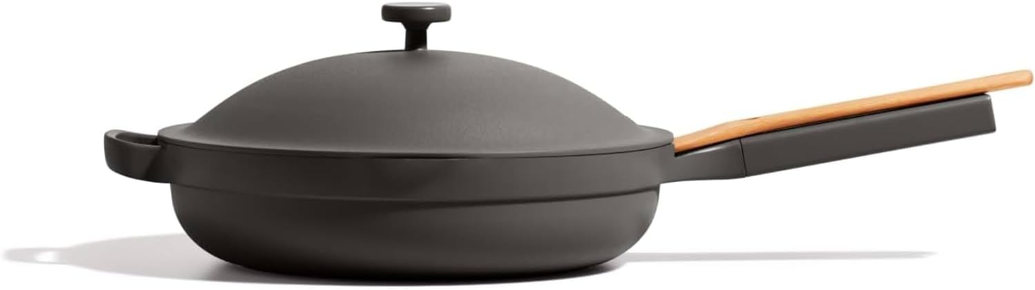 Our Place Large Always Pan | 12.5" Ceramic Pan with Modular Lid & Beechwood Spatula | Patented 10-in-1 Nonstick, Non-Toxic Cookware Made Without PFAS | Induction & Oven-Safe up to 450F | Char Our Place Large Always Pan | 12.5" Ceramic Pan with Modular Lid & Beechwood Spatula | Patented 10-in-1 Nonstick, Non-Toxic Cookware Made Without PFAS | Induction & Oven-Safe up to 450F | Char