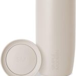 Simple Modern Travel Coffee Mug Tumbler with 360 Lid | Ceramic-Lined Insulated Stainless Steel Cold Brew Iced Coffee Cup | Gift for Women Men Her Him | Voyager Signature | 16oz | Almond Birch
