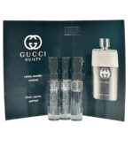 Gucci Guilty Sample Perfume Eau De Toilette Men Spray Pour Homme MINI SMALL Travel Size 1.5 ML / 0.05 – set of 3