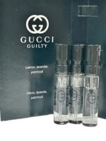 Gucci Guilty Sample Perfume Eau De Toilette Men Spray Pour Homme MINI SMALL Travel Size 1.5 ML / 0.05 – set of 3