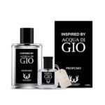 Eau de Parfum Long-Lasting Aquatic Fragrance for Men 100mL Perfume Spray with Bonus 15mL Perfume Sample (Randomly Selected) Inspired by Acqua di Gio Profumo