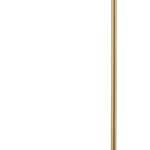 O'Bright Adjustable Floor Lamp with Flexible Gooseneck and Rotatable Shade, E26 Socket, 10-Inch Base - Ideal for Reading, Bedside, Living Room, Brushed Nickel