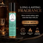 Compare to Aroma Compatible with Wanted by Night for Men Fragrance Body Oil on 1/3 oz (9.86ml) Travel size Roll-On Botlle