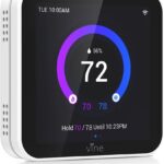 vine Smart Thermostat Larger Color Screen Thermostats for Home Heat and AC, 7 Day Programmable WiFi Thermostat App Control Compatible with Alexa and Google Assistant, C-Wire Required