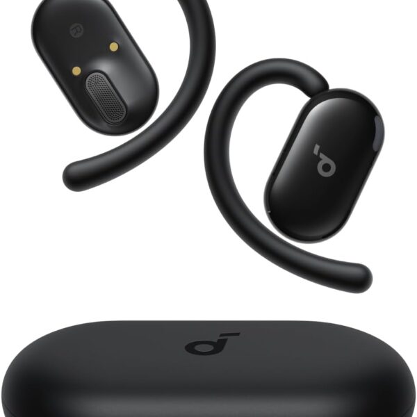 Soundcore V20i by Anker Open-Ear Headphones, Adjustable Ear Hooks, Ultra-Comfort, Snug Fit, Powerful Sound, Clear Calls, IP55, 36H Playtime, Bluetooth 5.4 Wireless Earbuds, Multipoint Connection