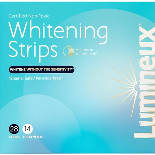 Lumineux Teeth Whitening Strips, 14 Pieces, Sensitivity Free, Non Toxic, 5.9 Ounces (Pack of 1)