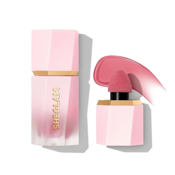 SHEGLAM Color Bloom Liquid Blush Makeup for Cheeks Matte Finish-Love Cake