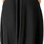 Wolddress Womens Maxi Dress with Pockets 2026 Casual Strap Plus Size Loose Plain Long Office Summer Beach Travel Dresses S-5X