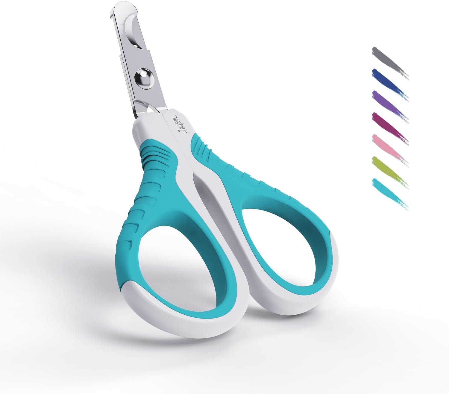 WePet Pet Nail Clippers U07.1, Professional Claw Trimmer, Bended Scissor Special for Cats, Kittens, Dogs, Puppies, Small Animals, White/Pine Green WePet Pet Nail Clippers U07.1, Professional Claw Trimmer, Bended Scissor Special for Cats, Kittens, Dogs, Puppies, Small Animals, White/Pine Green