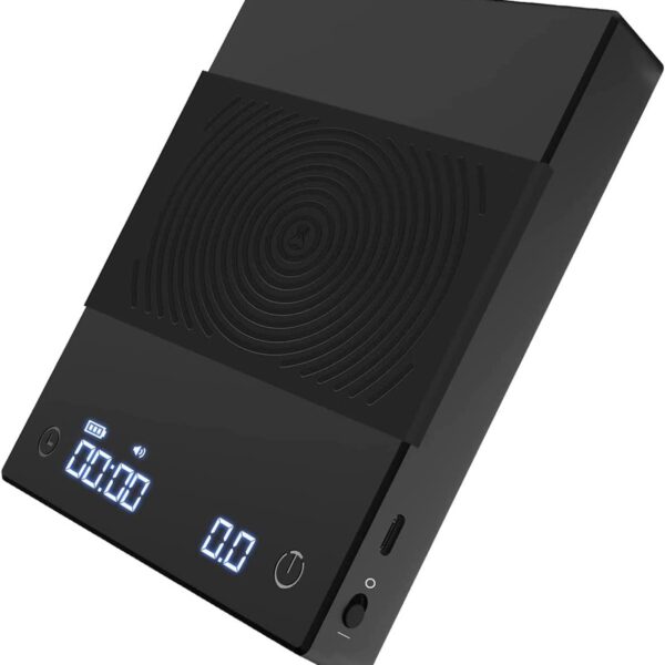 TIMEMORE Coffee Scale Basic 2.0 Electronic Espresso Scale with with Timer,2000 Grams and Water Flow Rate and Timer Function,Flow Rate Display 2024 Upgraded Version