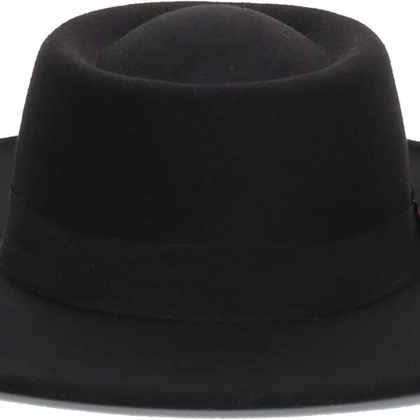 Women Fashion Felt Church Hats Classic British Style 9.5CM Wide Brim Top Fedora Hat Wedding Dress Up Jazz Cap