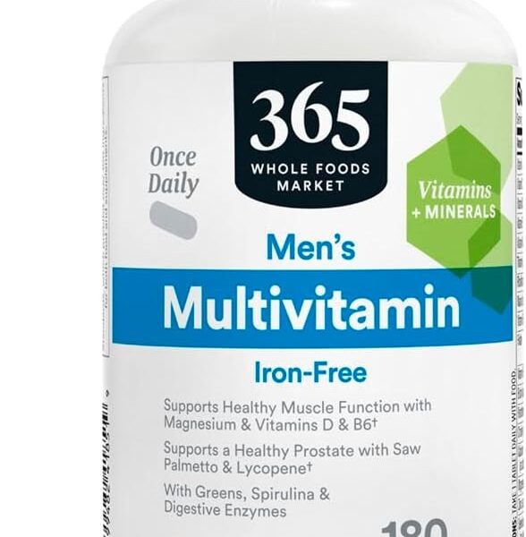 365 by Whole Foods Market, Men's One Daily Multivitamin Tablets, 180 Count