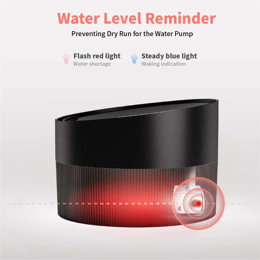 beQ Cat Water Fountain,2.5L/84oz Indoor Ultra-Quiet Pet Water Dispenser, BPA Free, Visible Water Level, Suitable for Cats, Small Dogs, and Other Pets, with Large Size Filter beQ Cat Water Fountain,2.5L/84oz Indoor Ultra-Quiet Pet Water Dispenser, BPA Free, Visible Water Level, Suitable for Cats, Small Dogs, and Other Pets, with Large Size Filter