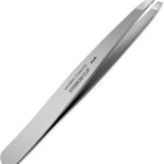 Eyebrow Hair Removal Tweezers, Slant Tweezer Handmade Professional Eyebrow Facial & Hair Remover Better closure Stainless Steel