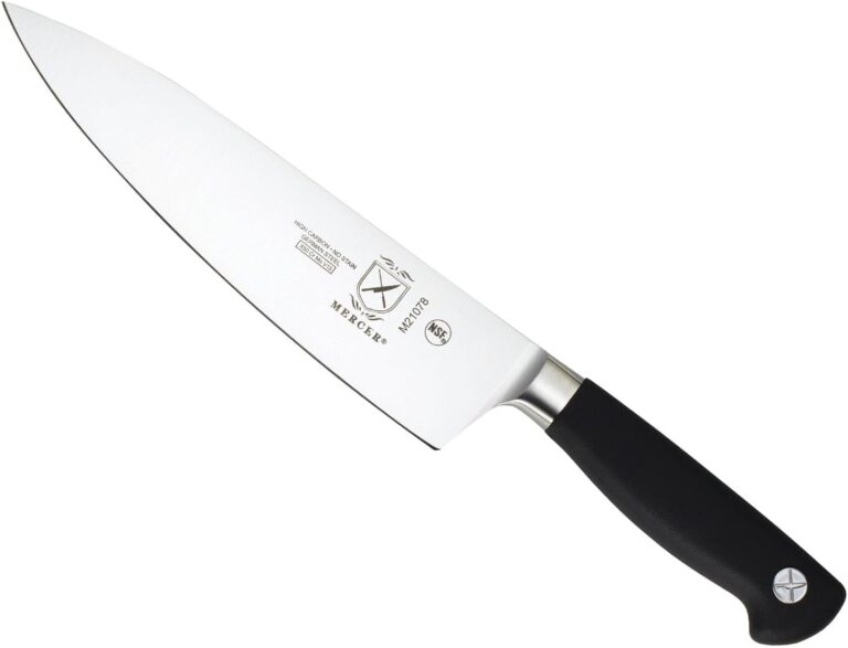 Mercer Culinary M21078 Genesis 8-Inch Short Bolster Chef's Knife,Black
