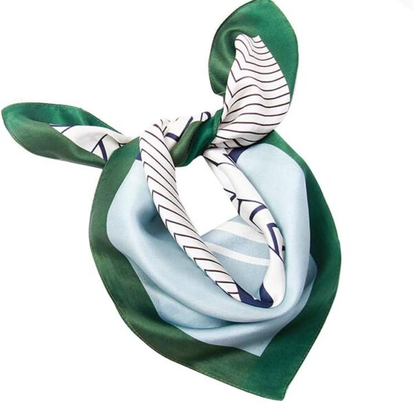 MEISEE Mulberry Silk Scarfs Women Small Square Scarf 21" x 21" Breathable Lightweight Neckerchief Headscarf