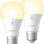 Sengled Alexa Light Bulbs 100W Equivalent, Smart Light Bulbs 1500 LM Bluetooth Mesh, Smart Bulbs That Work with Alexa Only, High Brightness, Soft White A19 2700K Dimmable Bulb, No Hub Required, 2 Pack