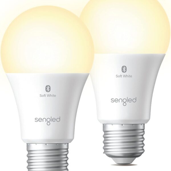 Sengled Alexa Light Bulbs 100W Equivalent, Smart Light Bulbs 1500 LM Bluetooth Mesh, Smart Bulbs That Work with Alexa Only, High Brightness, Soft White A19 2700K Dimmable Bulb, No Hub Required, 2 Pack