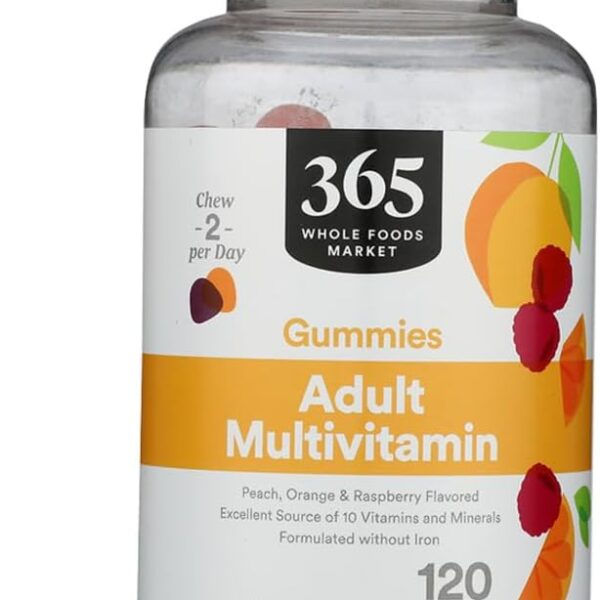 365 by Whole Foods Market Adult Multivitamin Gummy, 120 CT