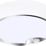 TOOWELL Motion Sensor Ceiling Light, Battery Operated Closet Lights 400LM | Wireless Battery Powered, Cool White LED, Indoor Sensor Lighting for Shower Hallway Pantry Stair Bathroom Garage Shed Wall