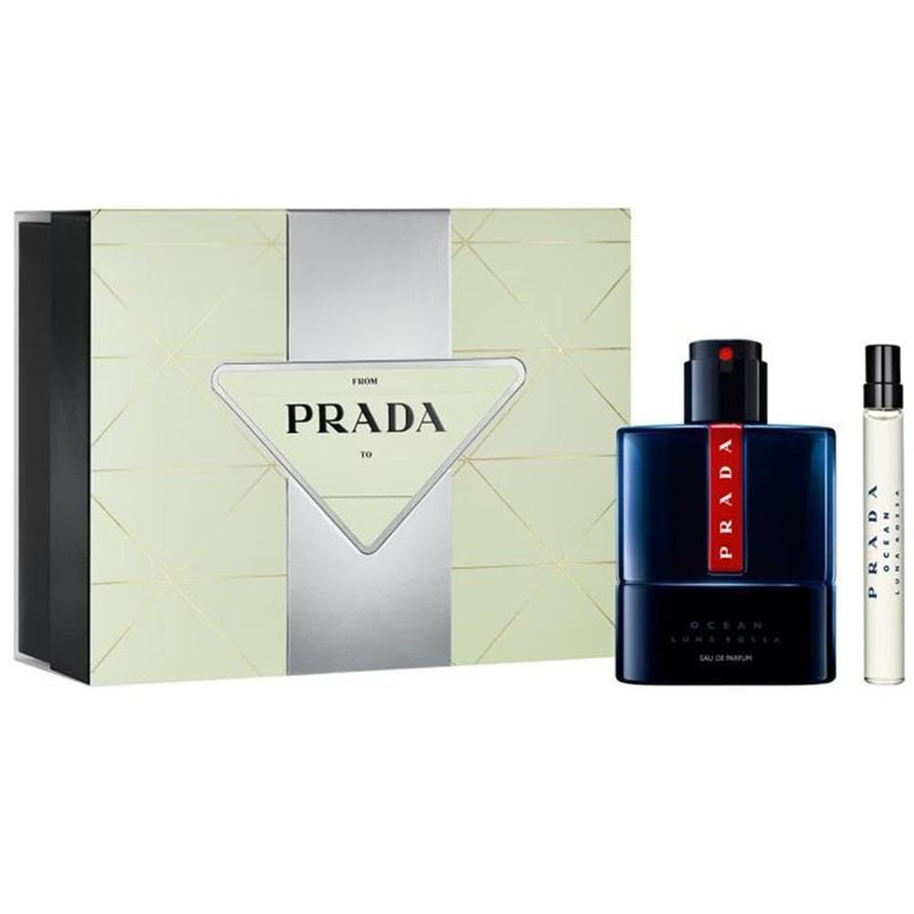 Prada Luna Rossa Ocean 2-Piece Gift Set (Eau de Parfum Spray 3.4 Fl Oz, Eau de Toilette Spray 0.34 Fl Oz) Prada Luna Rossa Ocean 2-Piece Gift Set (Eau de Parfum Spray 3.4 Fl Oz, Eau de Toilette Spray 0.34 Fl Oz)