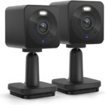 WYZE Cam OG Indoor/Outdoor 1080p Wi-Fi Smart Home Security Camera with Color Night Vision, Motion Detection, 2-Way Audio, Compatible with Alexa & Google, Black (2-Pack), Free Expert Setup