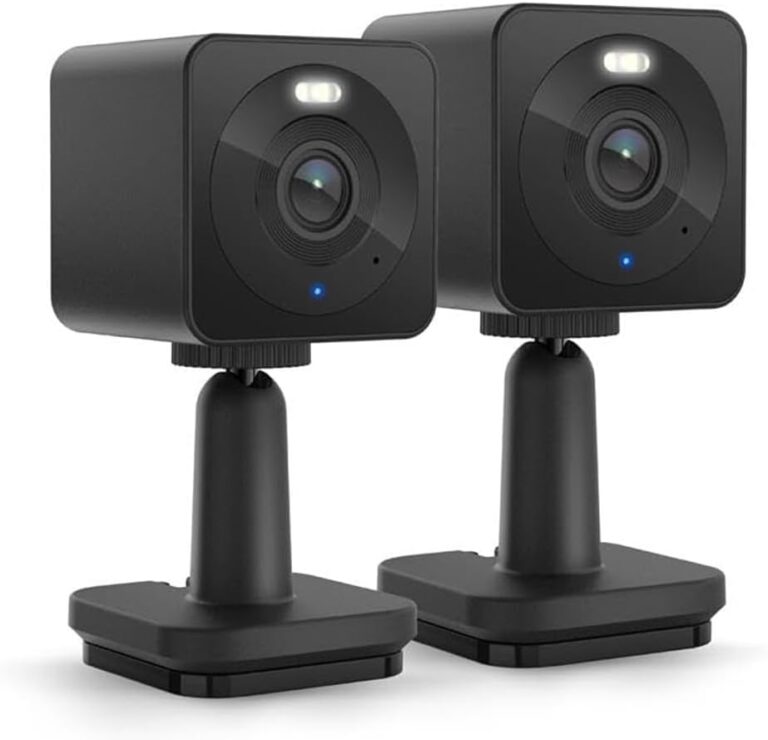 WYZE Cam OG Indoor/Outdoor 1080p Wi-Fi Smart Home Security Camera with Color Night Vision, Motion Detection, 2-Way Audio, Compatible with Alexa & Google, Black (2-Pack), Free Expert Setup