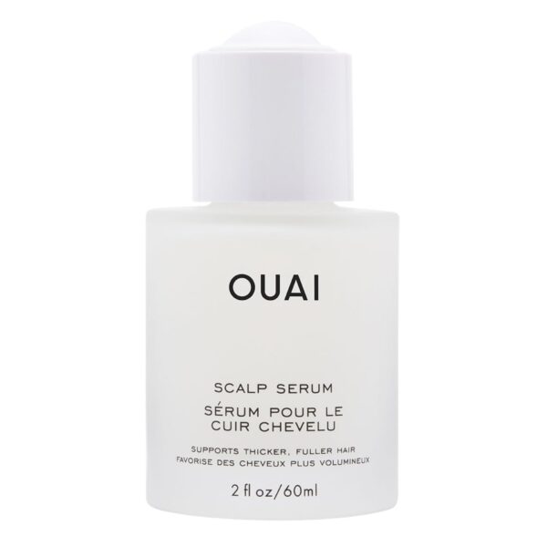 OUAI Scalp Serum - Balancing Hair Serum with Red Clover Extract, Siberian Ginseng and Peptides for Thicker and Fuller-Looking Hair - Paraben, Phthalate and Sulfate Free Scalp Care (2 Fl Oz)