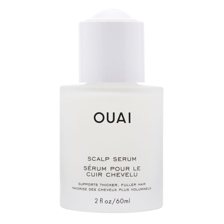 OUAI Scalp Serum - Balancing Hair Serum with Red Clover Extract, Siberian Ginseng and Peptides for Thicker and Fuller-Looking Hair - Paraben, Phthalate and Sulfate Free Scalp Care (2 Fl Oz)