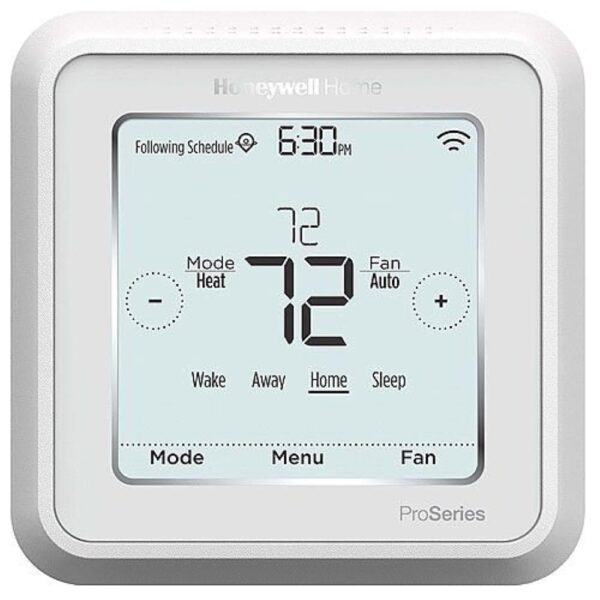 Honeywell TH6220WF2006/U Lyric T6 Pro Wi-Fi Programmable Thermostat with Stages Up to 2 Heat/1 Cool Heat Pump or 2 Heat/2 Cool Conventional