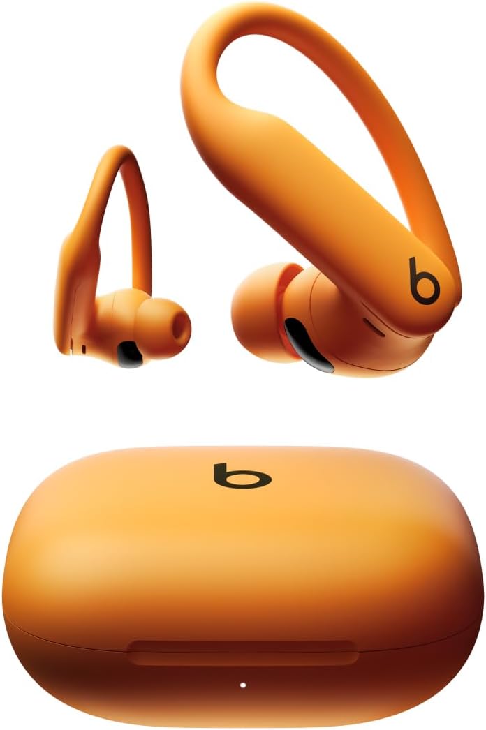 Beats Powerbeats Pro 2 - Wireless Noise Cancelling Workout Earbuds with Secure- Fit Earhooks, Up to 45-Hour Battery with Charging Case, Sweat & Water Resistant, Heart Rate Monitoring - Electric Orange Beats Powerbeats Pro 2 - Wireless Noise Cancelling Workout Earbuds with Secure- Fit Earhooks, Up to 45-Hour Battery with Charging Case, Sweat & Water Resistant, Heart Rate Monitoring - Electric Orange
