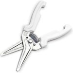 JERO Spring Assisted Kitchen Shears with Holder  Durable Stainless Steel Scissors for Herbs, Kitchen Tasks, Floral Trimming, Crafting  Made in Portugal by Jero Knife Company