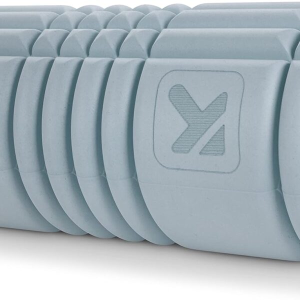 TRIGGERPOINT Performance Therapy Grid Patented Multi-Density Foam Massage Roller (80% Recycled) Exercise, Deep Tissue Muscle Recovery - Muscle Pain&Tightness, Improves Circulation (13"), Blue