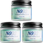 NOBS (No Bad Stuff) Toothpaste Tablets - Nano Hydroxyapatite, Fluoride & Plastic Free, Eco & Travel Friendly - Remineralize with NHA (1 Month)