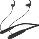 Rythflo Neckband Bluetooth Headphones, ENC IPX7 Sweatproof Sport Earbuds with AI-Enhanced Mic Vibration Call Alert, 50H Playtime Deep Bass Wireless Waterproof Earphones for Work Running Workout Gym