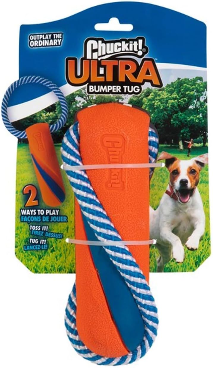 Chuckit! Ultra Bumper Tug Dog Toy,Orange,Medium Chuckit! Ultra Bumper Tug Dog Toy,Orange,Medium
