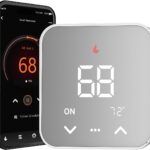 Smart Thermostat for House, WiFi Programmable Thermostat, Compatible with Alexa and Google Assistant, Remote Control Tuya/Smart Life, -