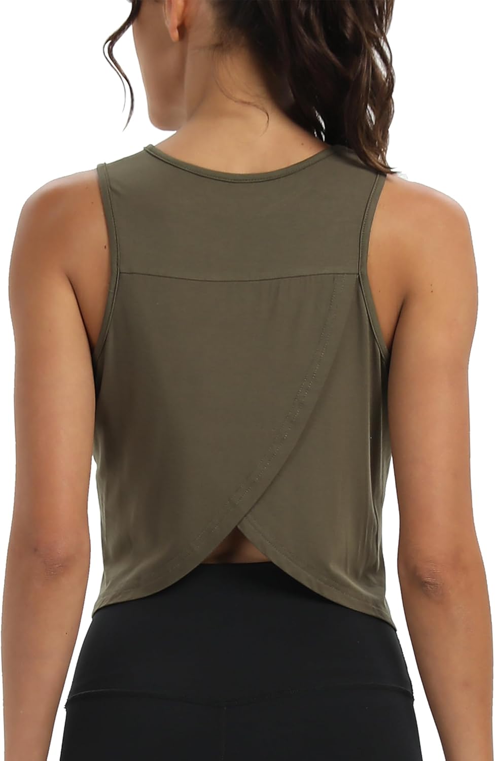 Mippo Workout Tops for Women Cropped Open Back Sleeveless Tank Tops Athletic Gym Yoga Shirts Loose Fit Mippo Workout Tops for Women Cropped Open Back Sleeveless Tank Tops Athletic Gym Yoga Shirts Loose Fit