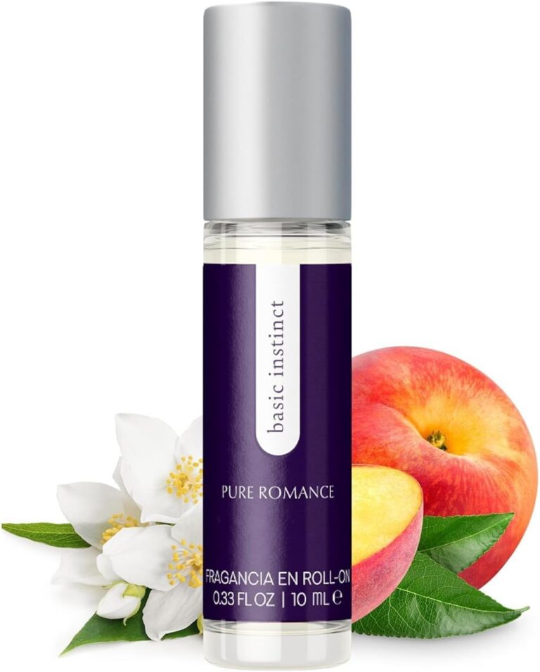 Pure Romance - Basic Instinct Pheromone Roll On Perfume (0.35 fl oz) - Perfumes for Women or Men - Personal Scent - Long-Lasting - Travel Size - Wellness & Self Care
