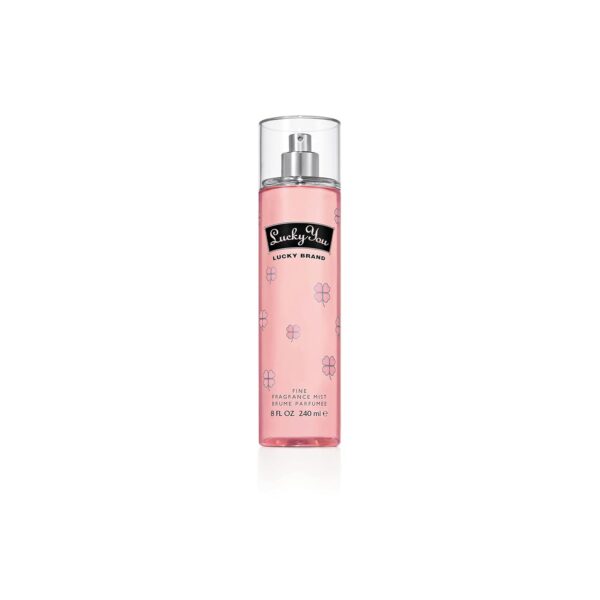 Lucky Brand, Lucky You Women's Body Mist, Eau de Toilette Spray, Day or Night Fragrance with Fresh Flower Citrus Scent, 8 Fl Oz