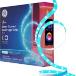 GE Cync Smart LED Strip Light, Color Changing Room Decor LED Light Strip, Works with Alexa and Google Home, Matter Compatible, LED Lights for Bedroom, Millions of Colors and White Tones, 16 Feet