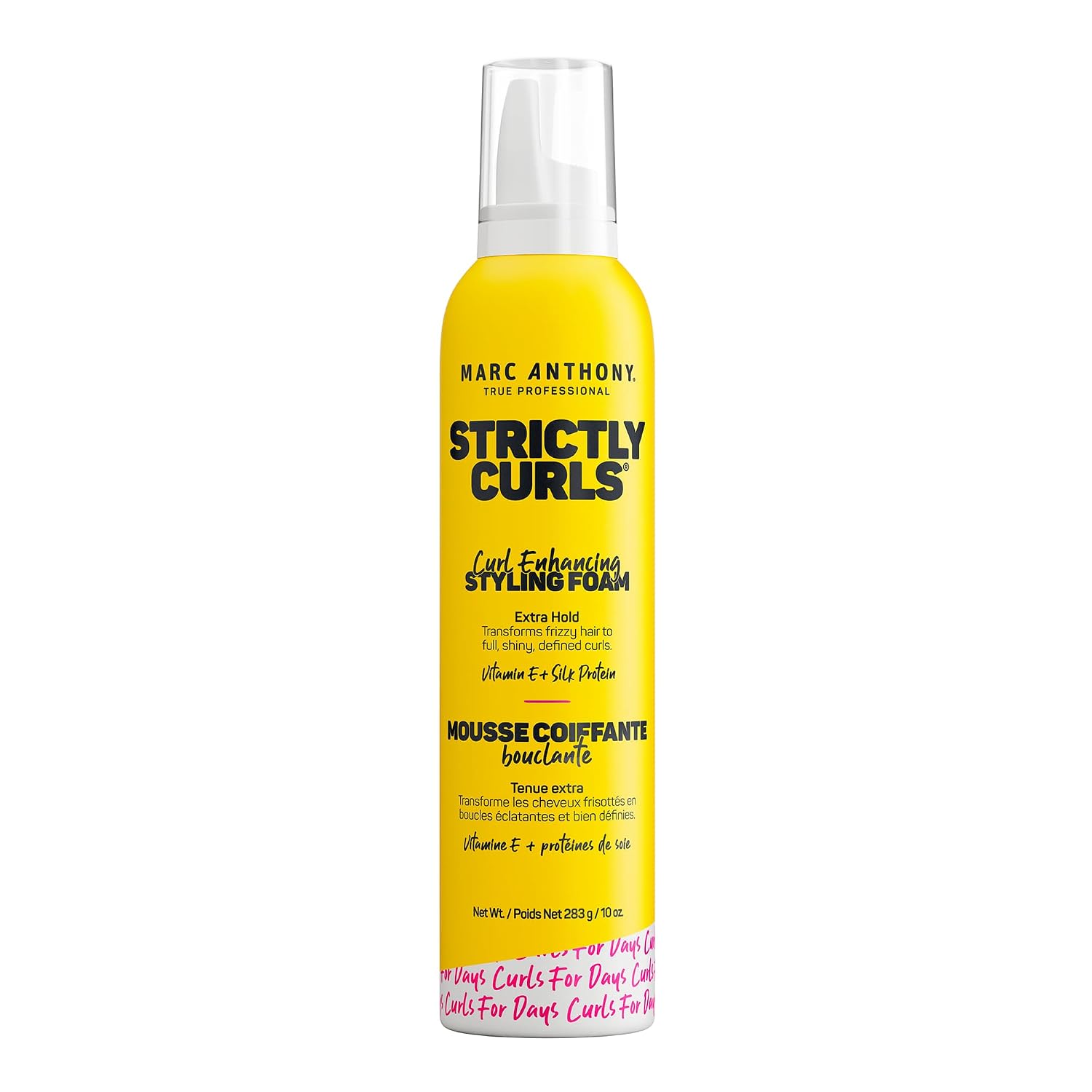 Marc Anthony Strictly Curls Styling Foam, Extra Hold Curly Hair Mousse with Vitamin E & Silk Proteins Transforms Frizzy Hair to Full, Shiny, Defined Curls - Sulfate-Free Anti-Frizz Styling Mousse Marc Anthony Strictly Curls Styling Foam, Extra Hold Curly Hair Mousse with Vitamin E & Silk Proteins Transforms Frizzy Hair to Full, Shiny, Defined Curls - Sulfate-Free Anti-Frizz Styling Mousse