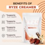 RYZE SUPERFOODS Rise n Shine Bundle, USDA Organic Mushroom Medium Roast Coffee + Probiotic Creamer with 6 Adaptogenic Mushrooms for Energy, Focus, Digestion, Immunity, 30 + 30 Servings
