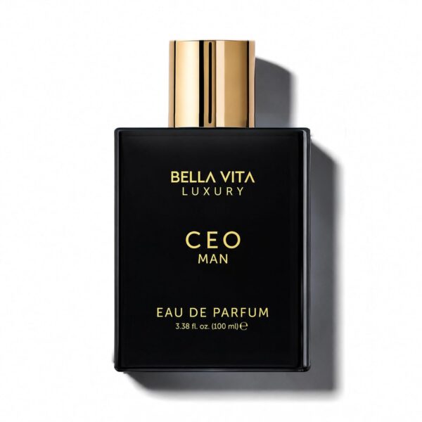 Bellavita Luxury CEO MAN Eau de Parfum | 100 ml (3.4 fl.oz.) | Perfume for Men | Mandarin, Lemon, Lavender, and Vetiver Notes | Long Lasting Men's Fragrance | Gift for Father's Day